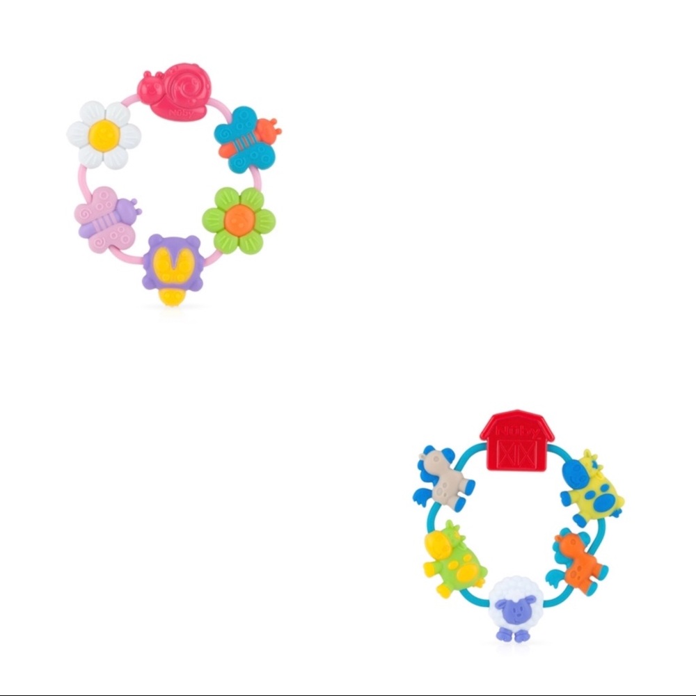 Nuby Soothe-a-Loop Teether (2 colors)